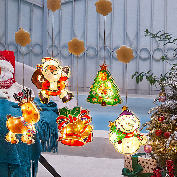 クリスマス ライト LED 飾り 電飾 吸盤式 イルミネーション エルク