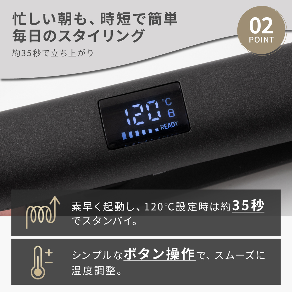 ヘアーアイロン ヘアアイロン ストレートヘアアイロン マイナスイオン