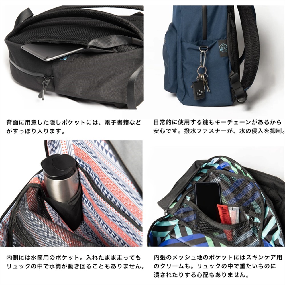 クラシックブラックリュックサック 軽量大容量 日常使いにぴったり KOBALT KLASSIK Black デイユース ビジネス リュック リュック