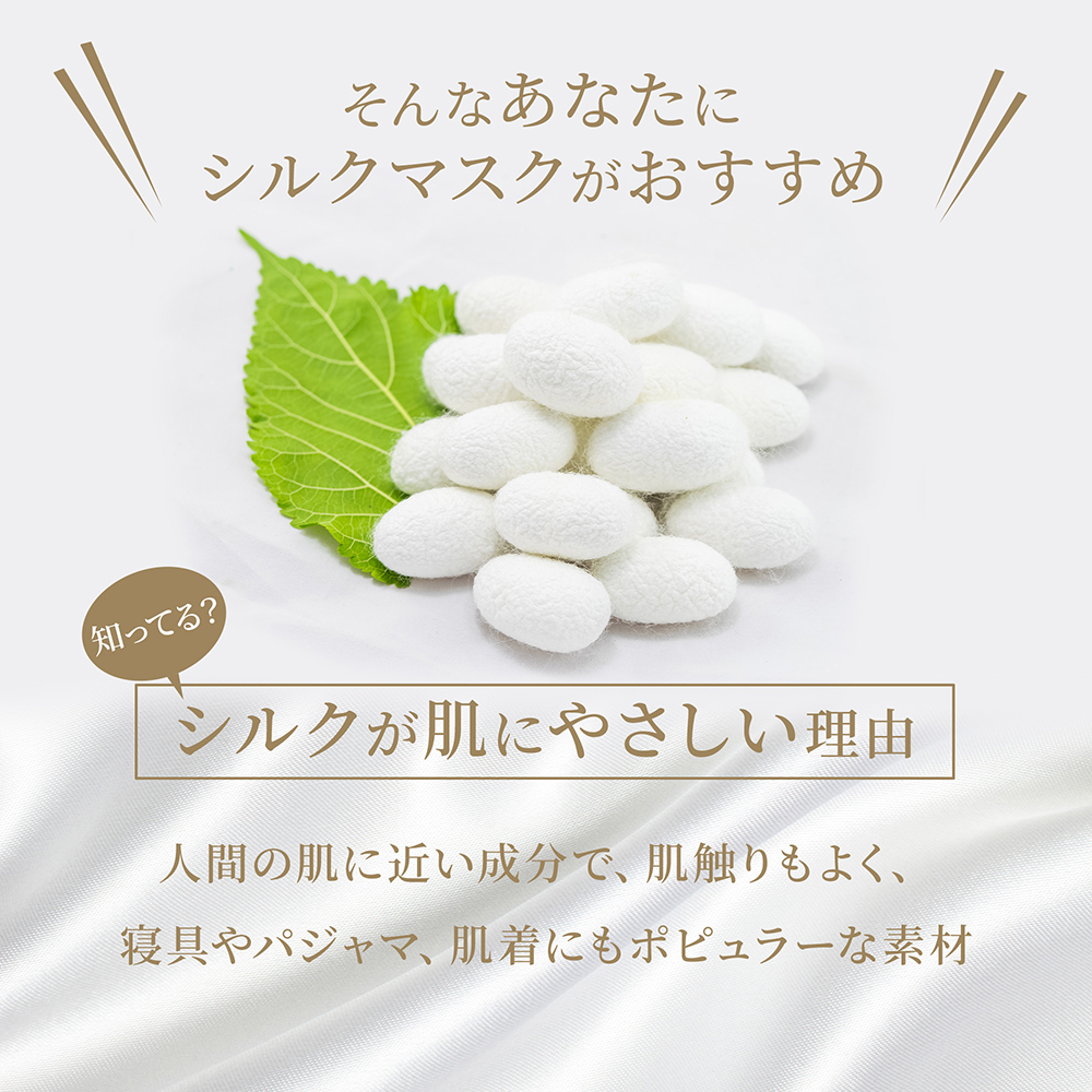 送料無料 】シルクマスク マスク シルク100% 洗えるマスク 夏 涼しい