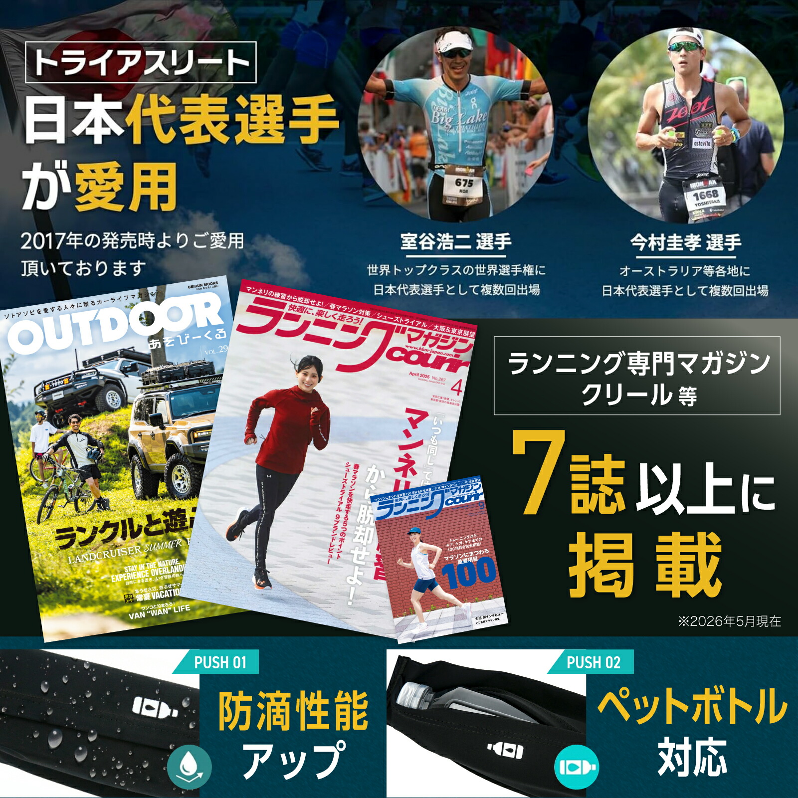 TRANランニングポーチ