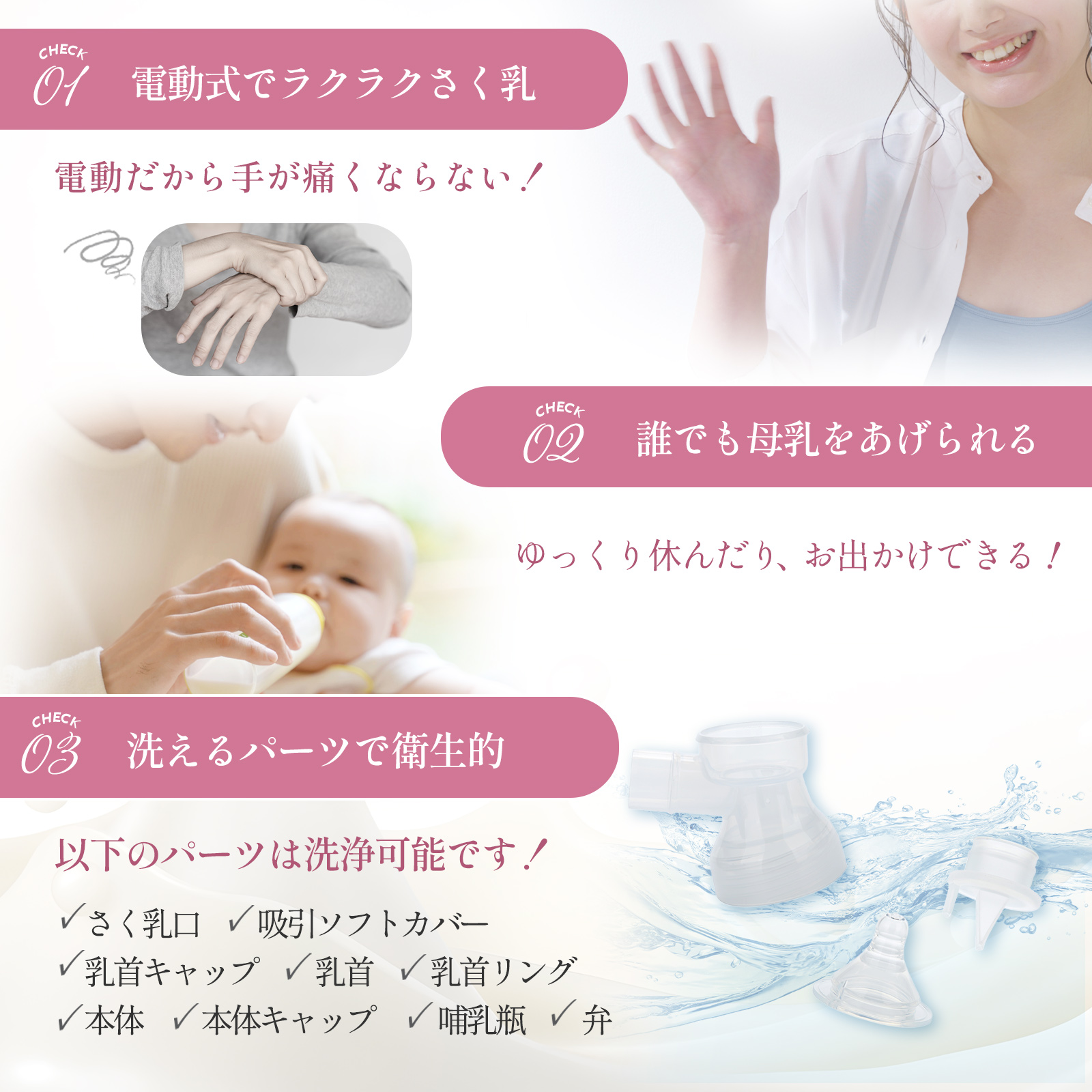 LARUTAN 搾乳機 搾乳 スマートデュアル
