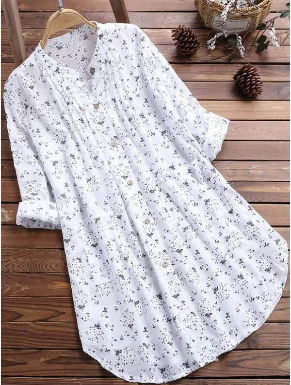 専用ミューズバイロシャス プルミエール　伸縮性あり 小花柄　長袖ワンピース11 honeys-online_5570519313