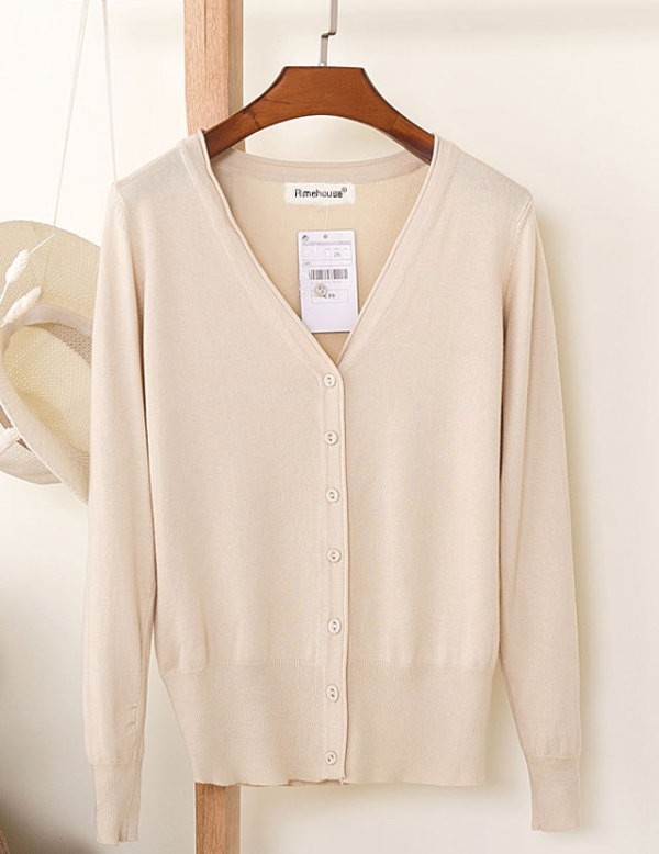 美品♪エゥヴァムエヴァ◆ウールニットロングカーディガン　羽織　ベージュ 日本製 ロング カーディガン レディース ニット : Yang gen - 通販 - Yahoo