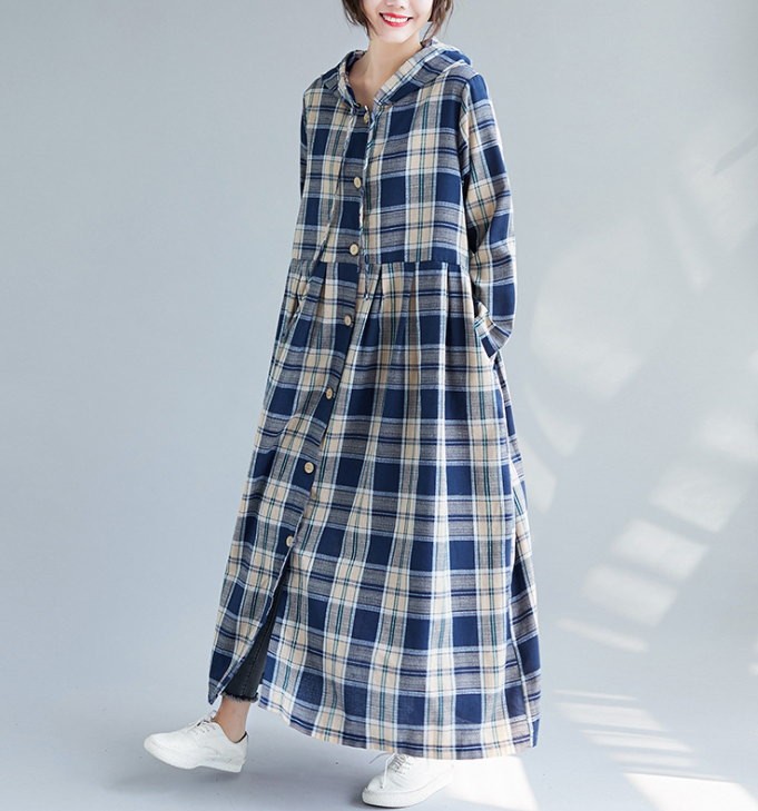希少】バーバリー ロングシャツ ワンピース 羽織り メガチェック