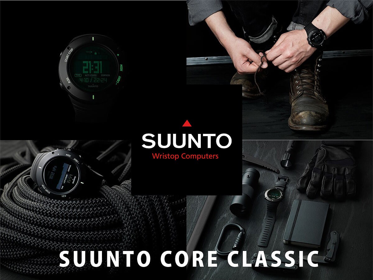 安心2年保証 スント SUUNTO CORE Classic コア Black Red