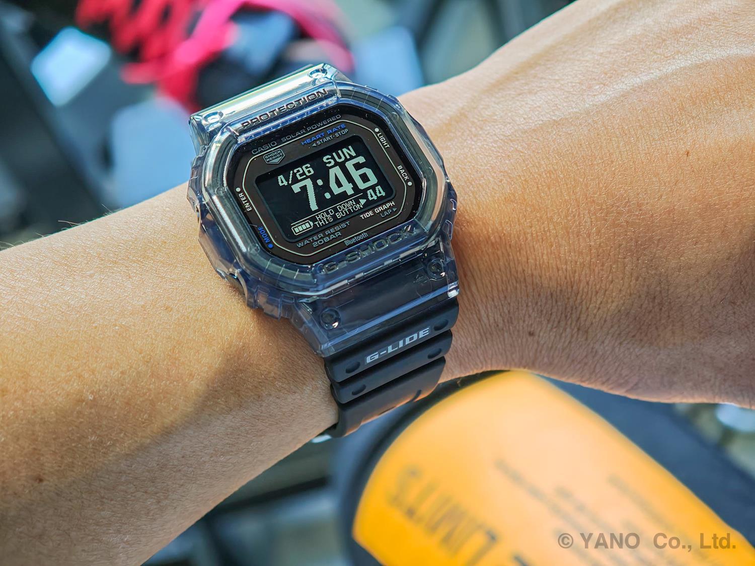 G-SHOCK G-5600 G-LIDE タイドグラフ　Gショック G-SHOCK G-LIDE GBX-H5600-1JR ブラック 心拍計 センサー タイドグラフ