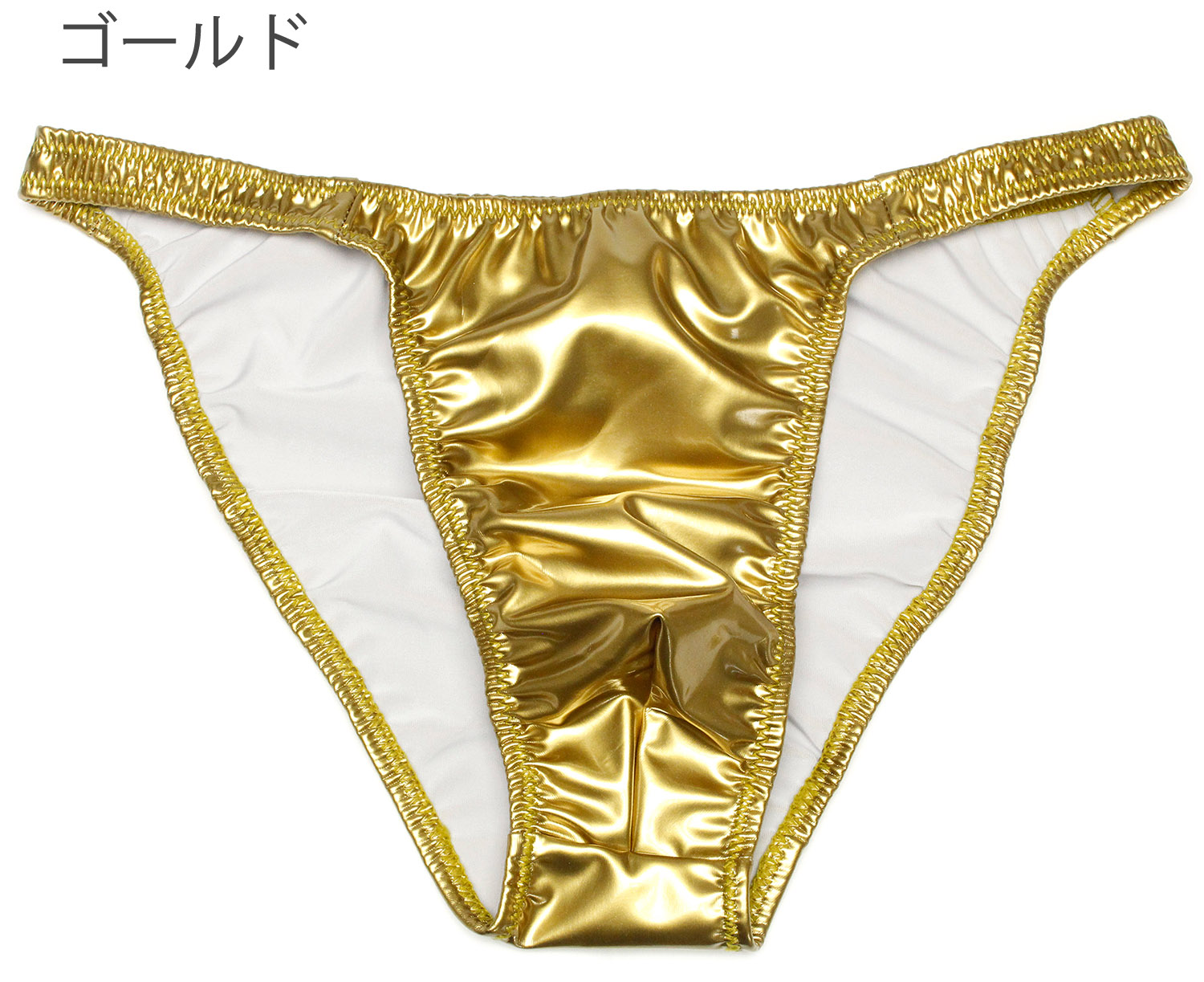 メンズ ビキニブリーフ エナメル生地 ハーフシーム 男性下着 |  | 04