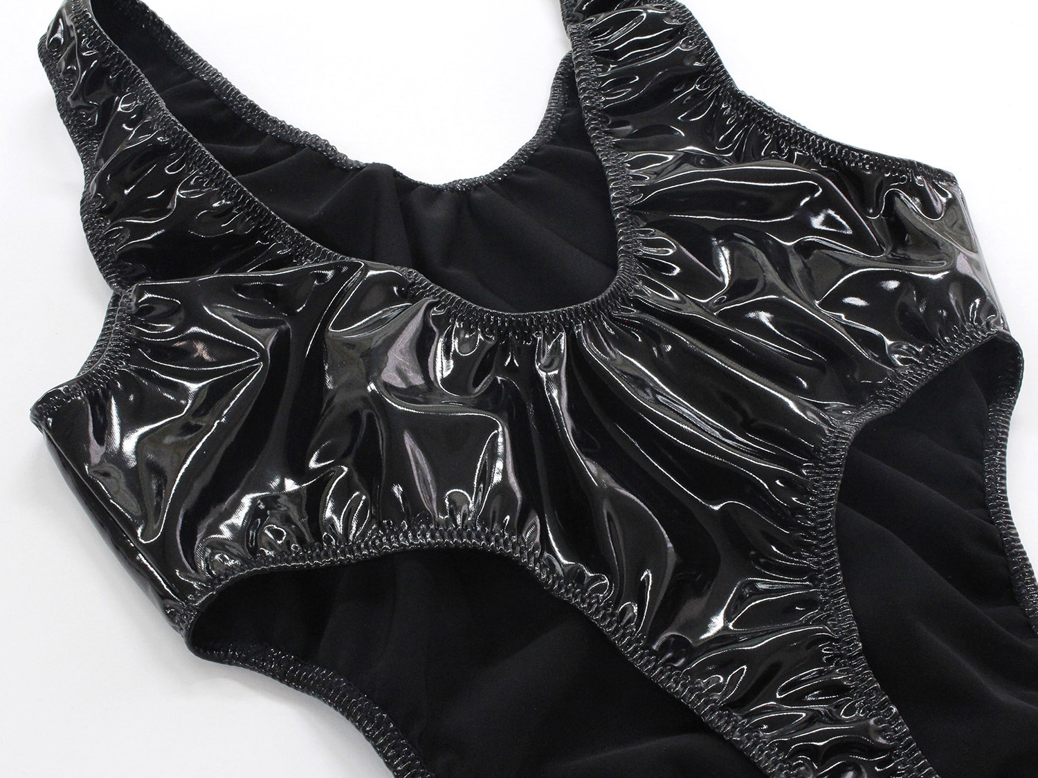 ハイレグ レオタード Tバック エナメル生地 ユニセックス : under wear