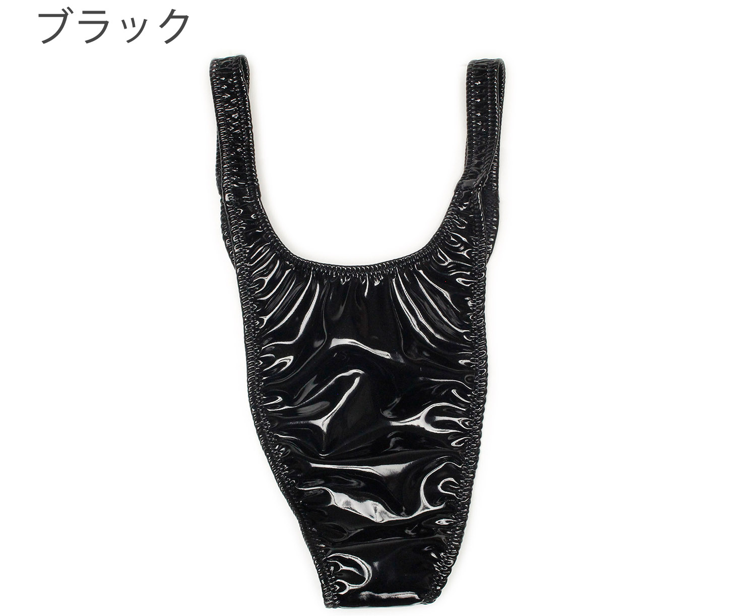 Tバック エナメル生地 ハイレグ ノーシーム はぎ無し ユニセックス Tバック エナメル生地 ハイレグ ノーシーム はぎ無し ユニセックス