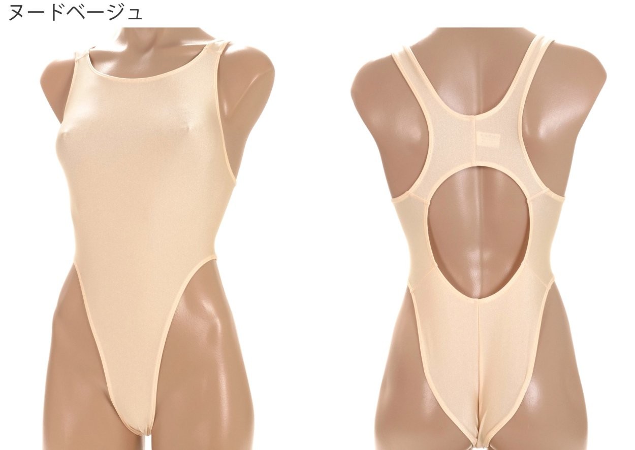 レオタード 競泳タイプ 水着光沢生地 : under wear yans - 通販