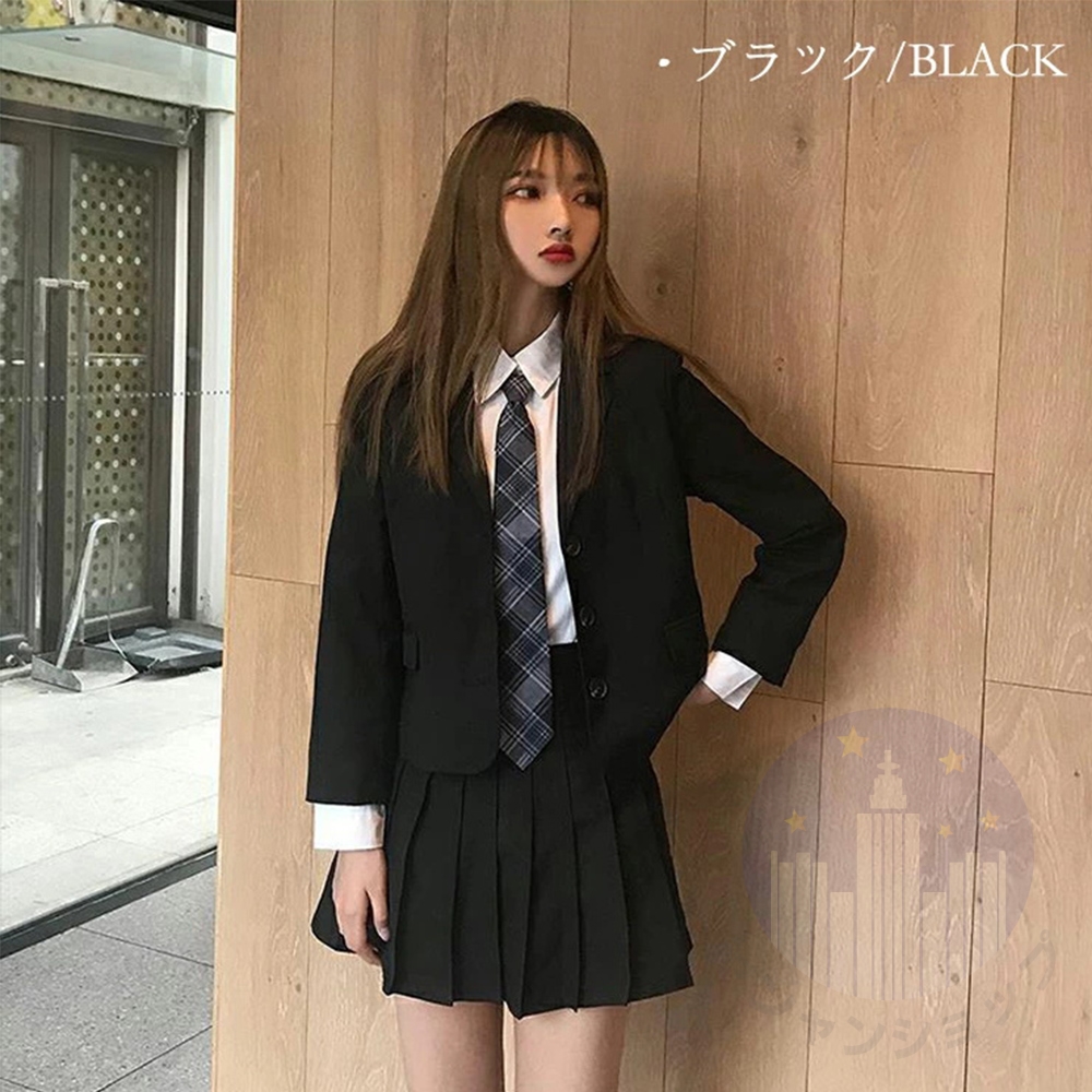 卒業式 スーツ 女の子 韓国 制服 卒服 小学校 女子 ゆったりサイズ 4点