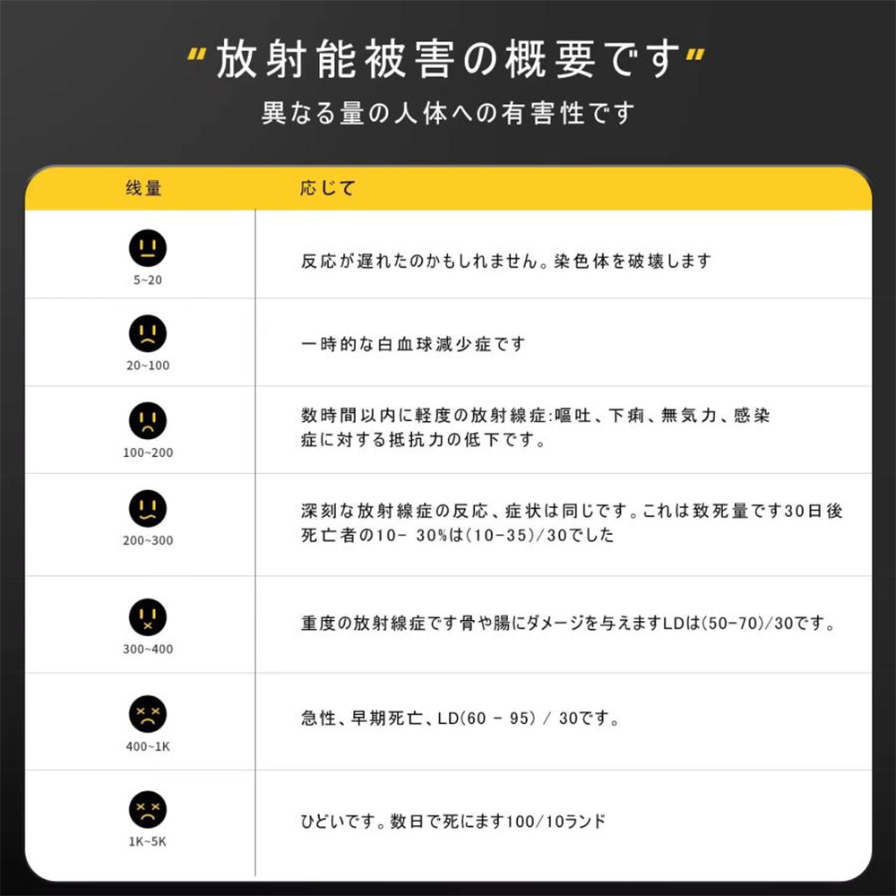 放射線検出器 核放射線測定器 高精度 高感度 ガイガーカウンター