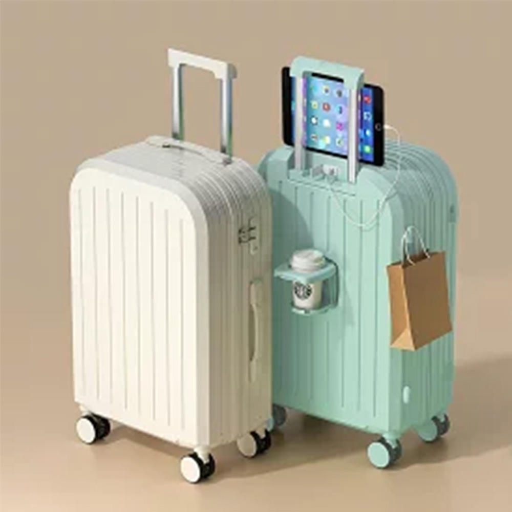スーツケース  キャリーケース Mサイズ USBポート付き キャリーバッグ カッ Amazon.co.jp: スーツケース mサイズ usbポート付 カップ
