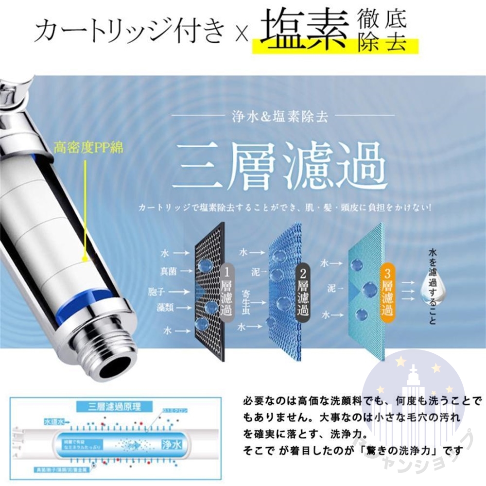 シャワー用浄水器カートリッジ 交換用 4個セット 浄水シャワーカートリッジ | 浄水器のクリンスイ オンラインストア