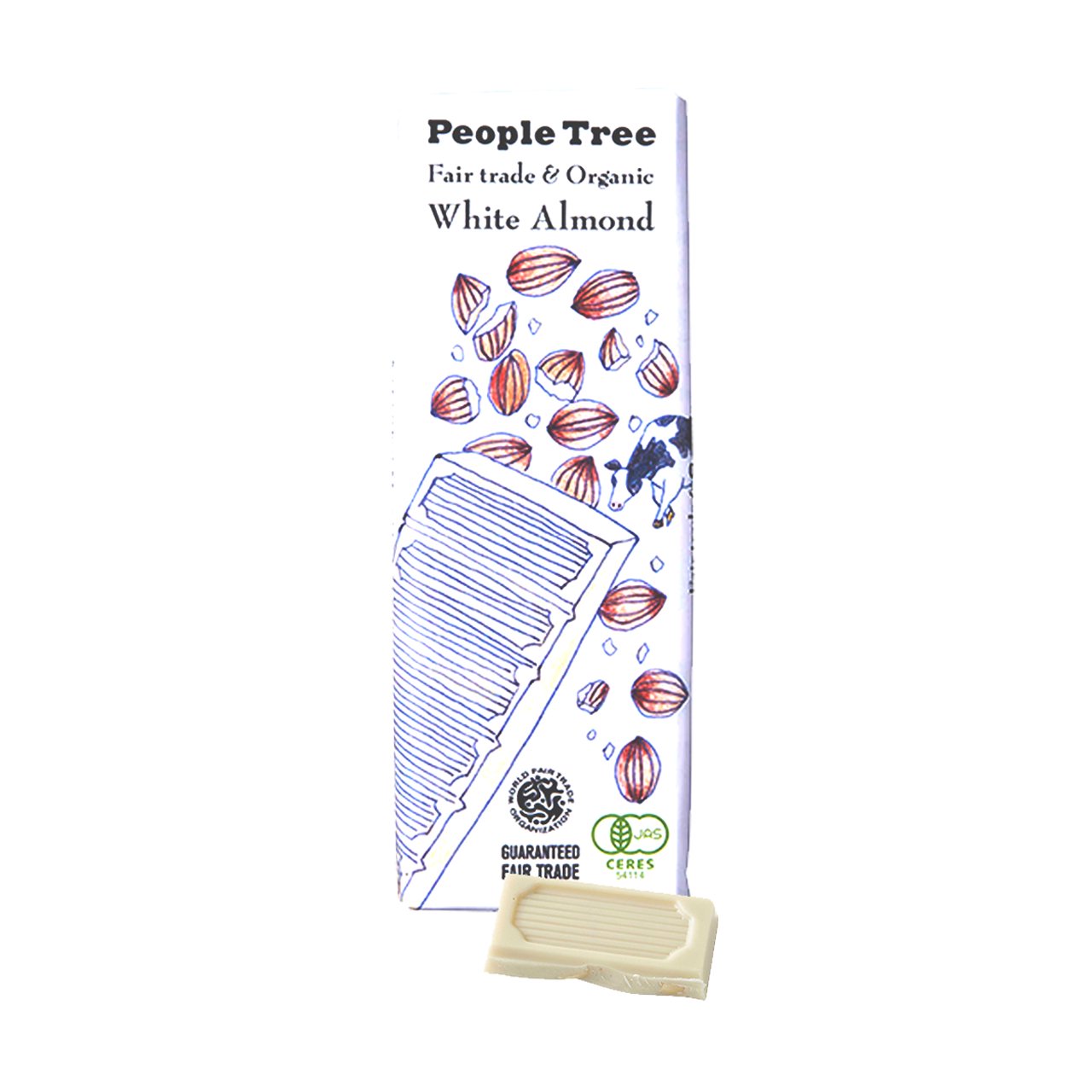 ピープルツリー People Tree PT-WA フェアトレードチョコレート オーガニック ホワイト・アーモンド 50g◇冬季限定 バレンタインデー  プレゼント プチギフト :A0142-WA:やさしいおみせ Yahoo!店 - 通販 - Yahoo!ショッピング