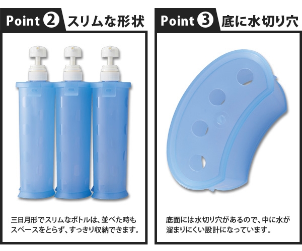 スリムな形状