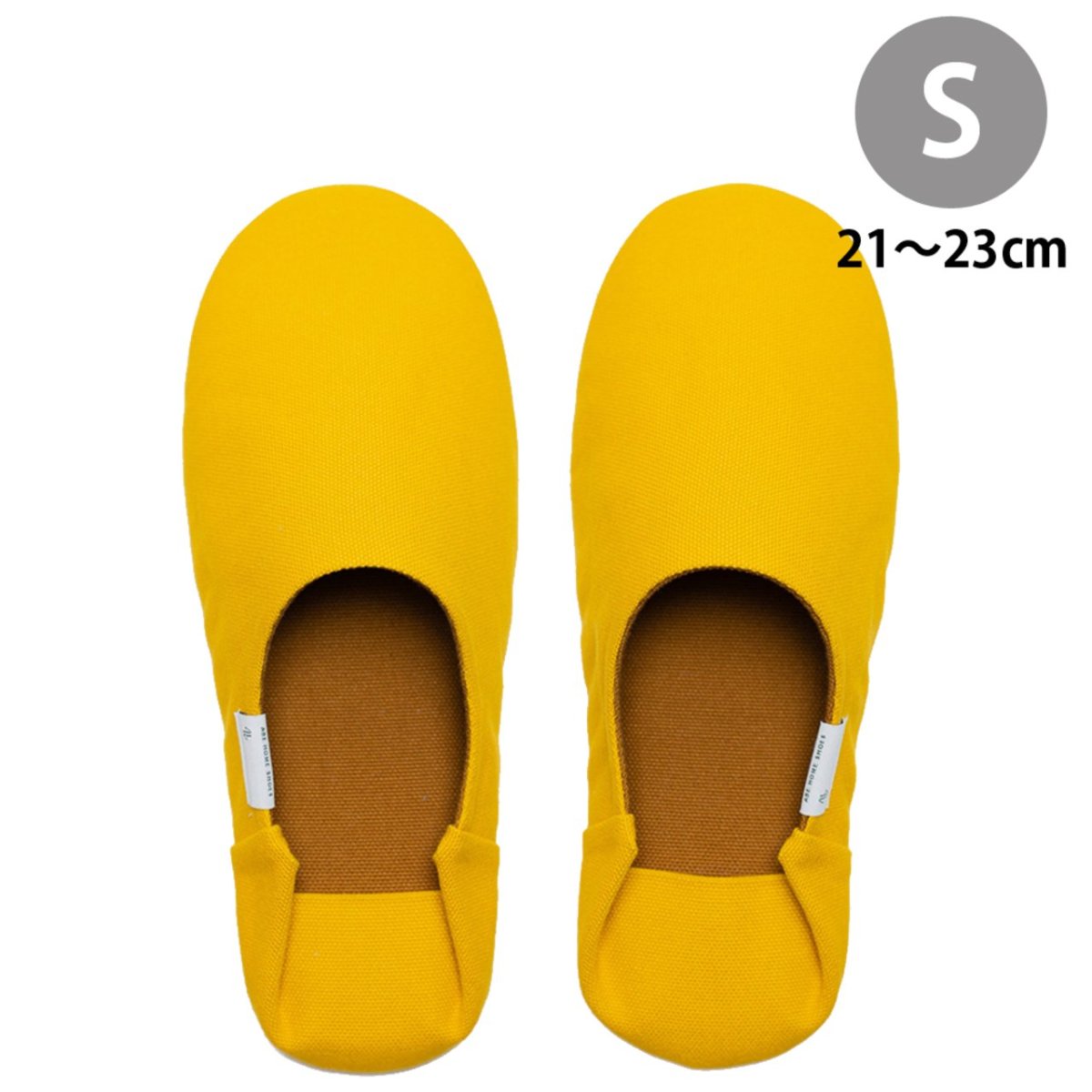 バブーシュ・帆布 Mustard Yellow マスタードイエロー Sサイズ 21-23cm