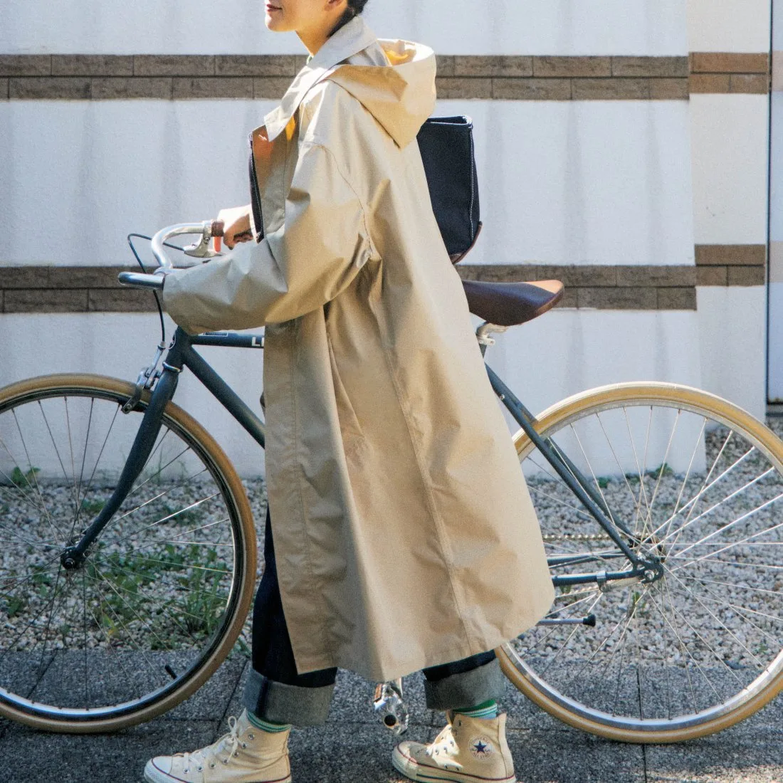 U-DAY U-DAY/because RE:PET Soutien Collar Coat ステンカラー