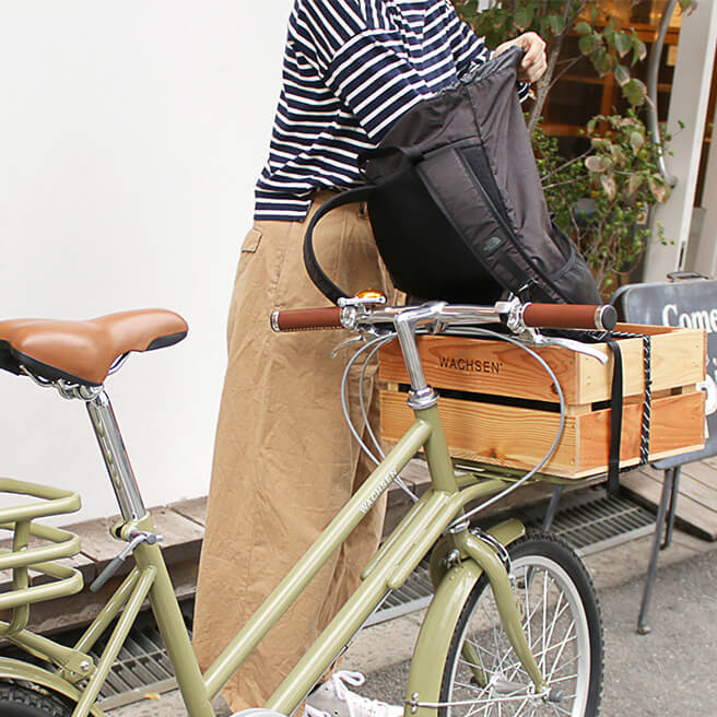 美品 自転車 20インチ ミニベロ 6段変速 WACHSEN ROKE グリーン 【公式