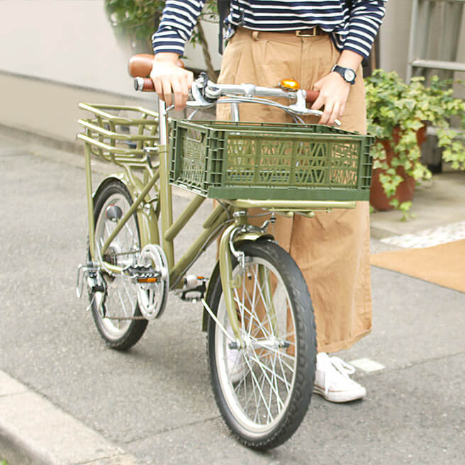 WACHSEN ROKEミニベロ 6段変速 20インチ 自転車 WBG-2002 カーゴバイク