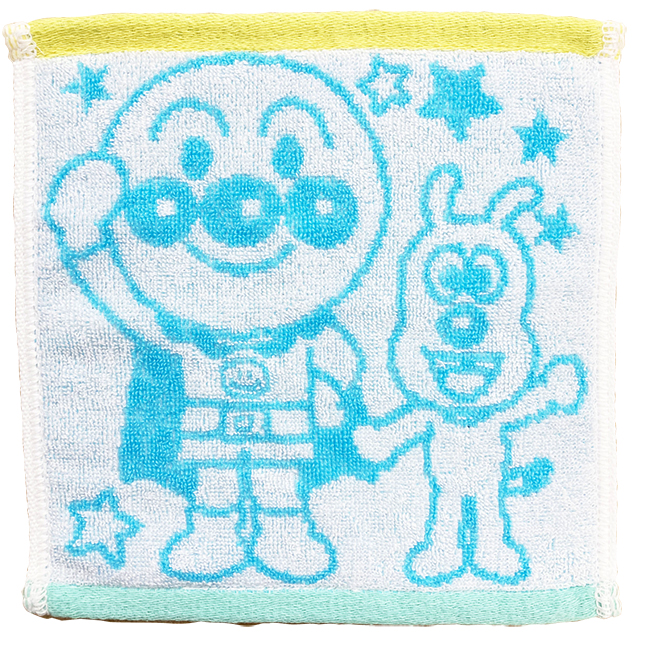 タオルハンカチ アンパンマン 子供 ミニタオル ポケットタオル
