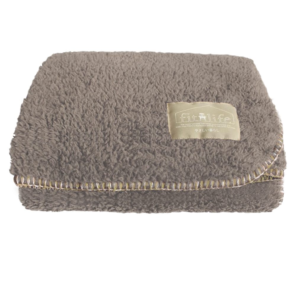 fit life やさしい暮らし ブランケット 毛布 大判 暖かい もこもこ