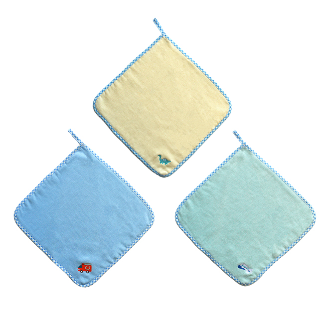 ループ付きハンドタオル 3枚セット ループタオル ループ付きタオル 綿