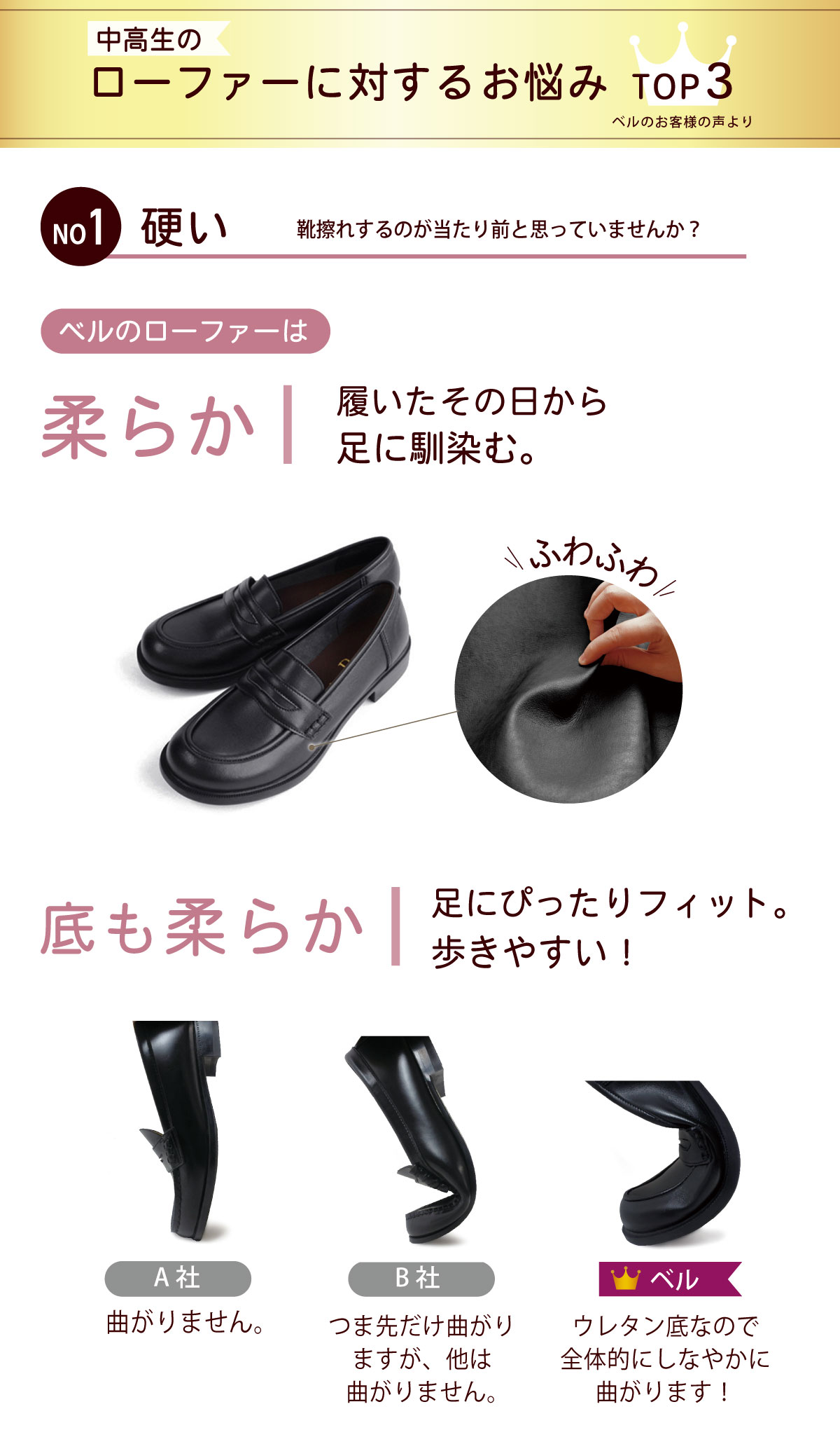 Belle&Sofa ローファー レディース 学生 スクール 大人 履き Belle&Sofa ローファー レディース 学生 スクール 大人 履き