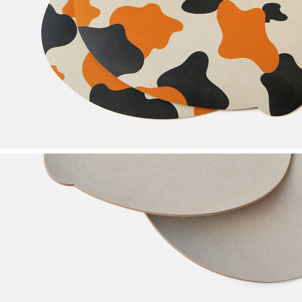 マウスパッド 三毛猫 ミケ ねこ ネコ アニマル コースター ランチョンマット 無地 シンプル 猫の日 日本製