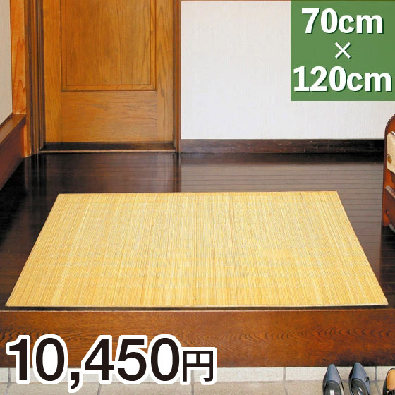 籐 玄関マット 39穴 50×80cm ( 籐マット ラタンカーペット ラタン
