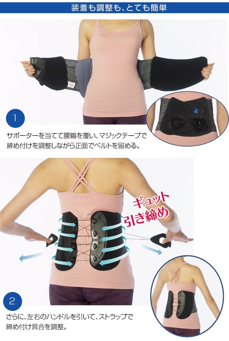 チュアンヌ 腰サポーター ロンバスタブ ( 腰用サポーター 腰痛