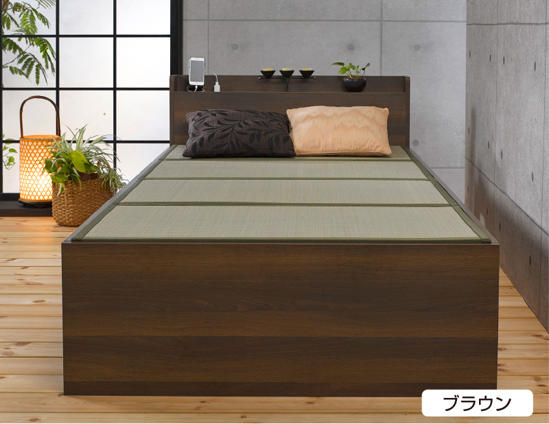 畳ベッド シングル 宮付き ( ベッド たたみベッド 小上がり 木製ベッド