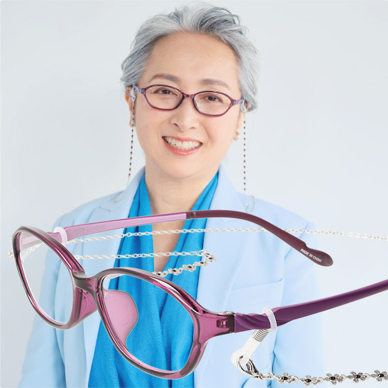 近藤サトさん 愛用 シニアグラス LIEF ライフグラス