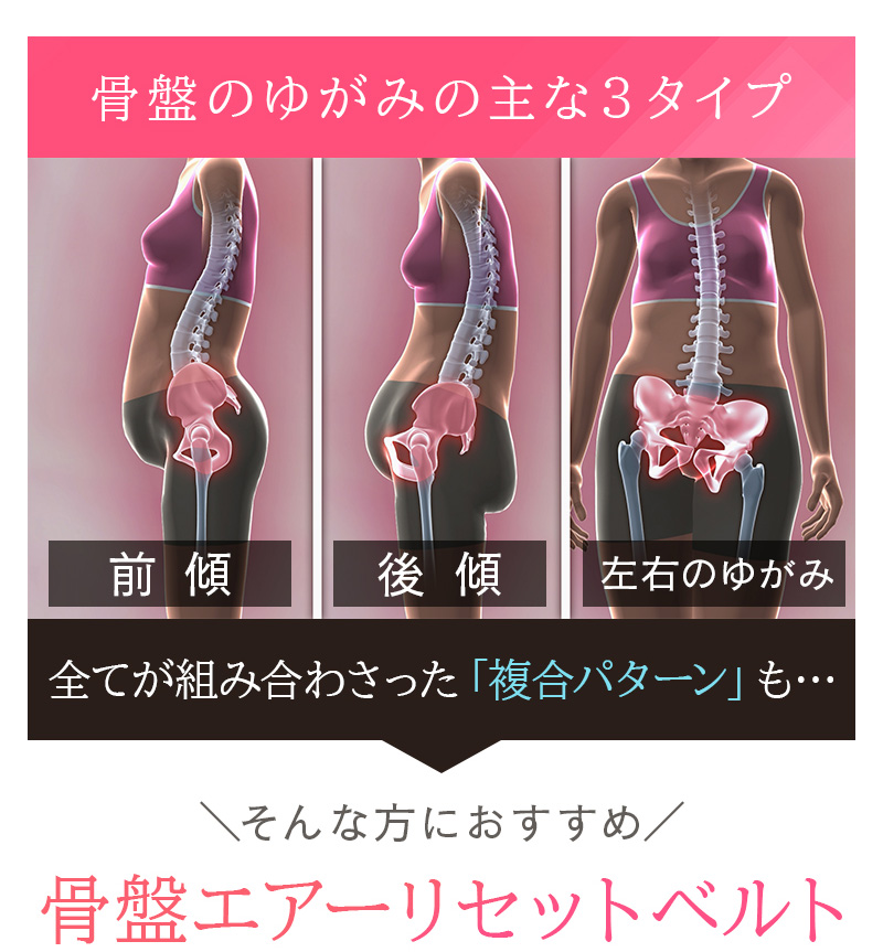 骨盤エアーリセットベルト