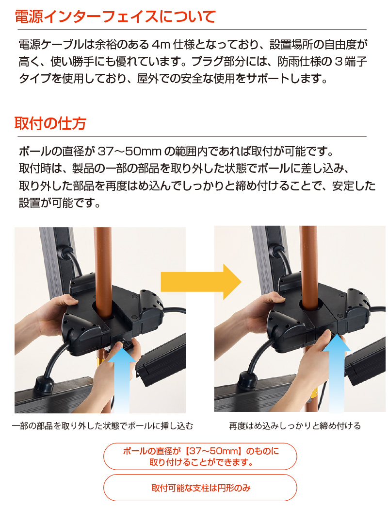 屋外用 防水 ヒーター トライソルヒーター IPx5 屋外 電気ストーブ