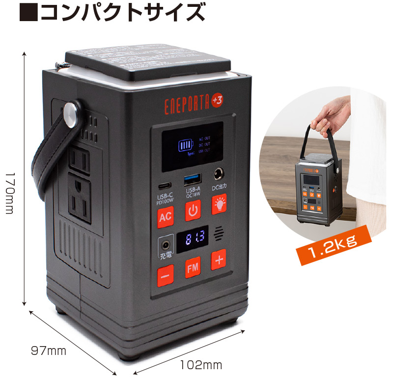 多機能ポータブル電源EPR-301