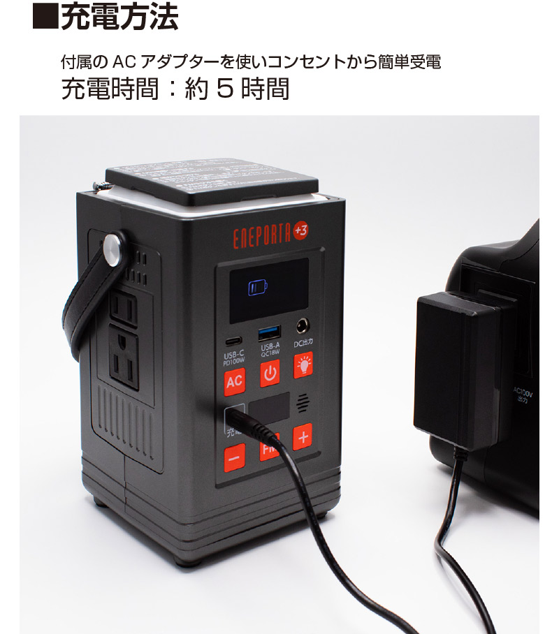 多機能ポータブル電源EPR-301