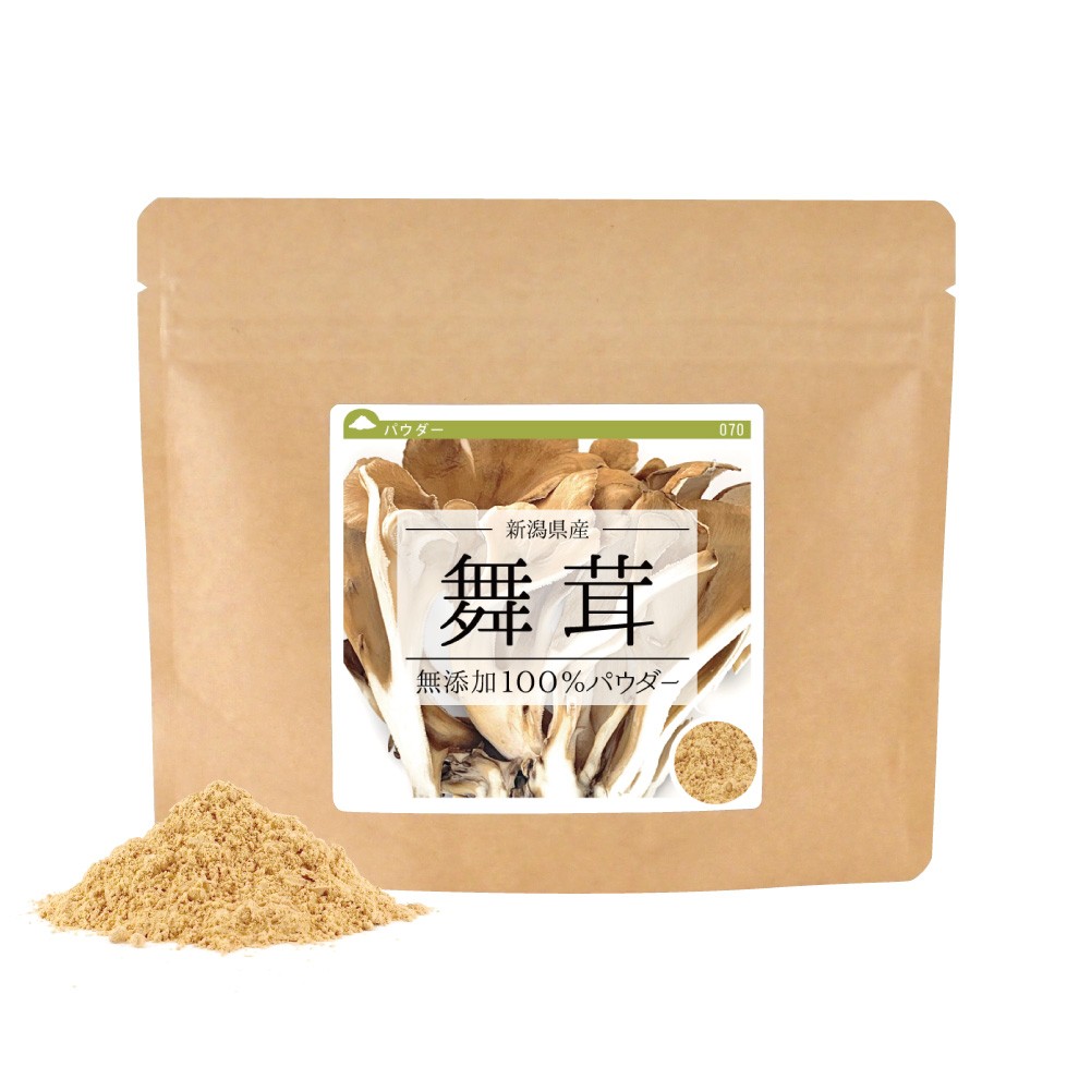 舞茸(新潟県産)無添加100%パウダー 140ｇ（70g×2個） :070-140:健康・野草茶センター - 通販 - Yahoo!ショッピング