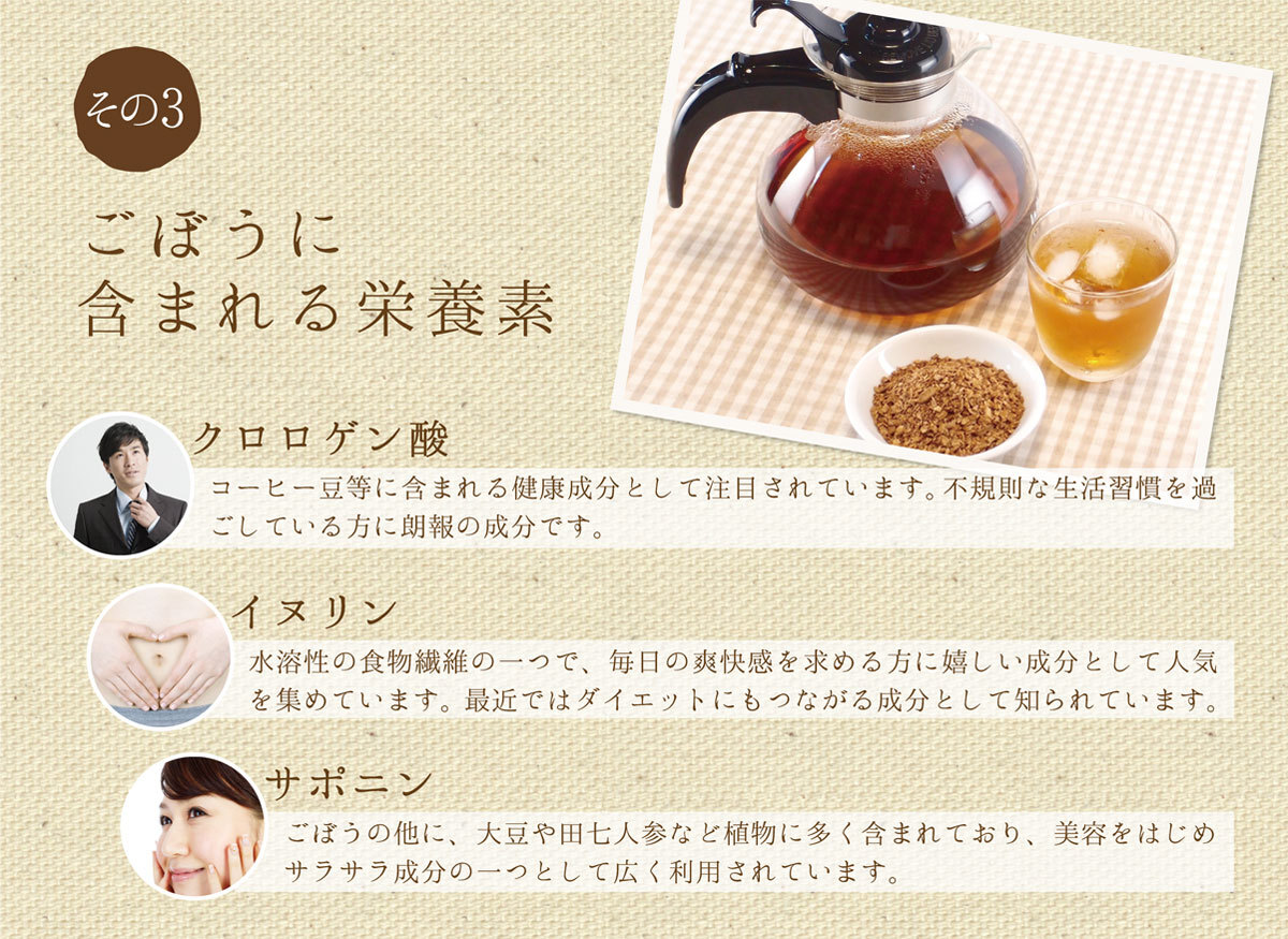3240円 最も優遇 国産 ごぼう茶 ティーパック 120包×4袋 北海道 青森県産