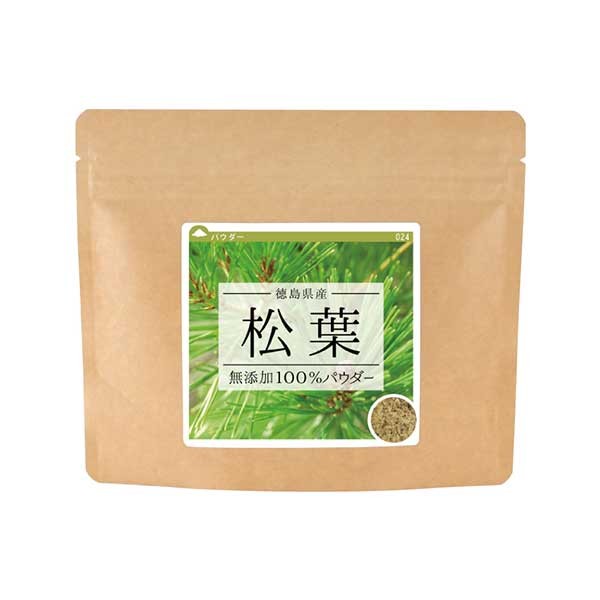 松葉 (徳島県産) 無添加 100% パウダー 240g（120ｇ×2個）健康茶 松の