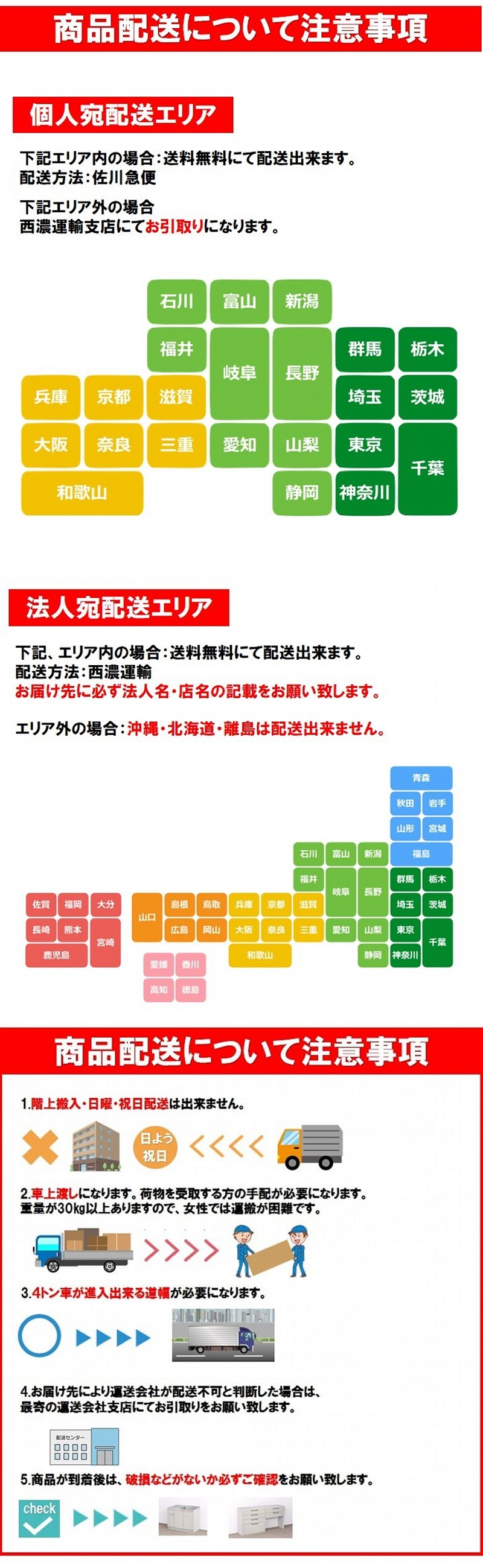 コパンナ配送注意事項