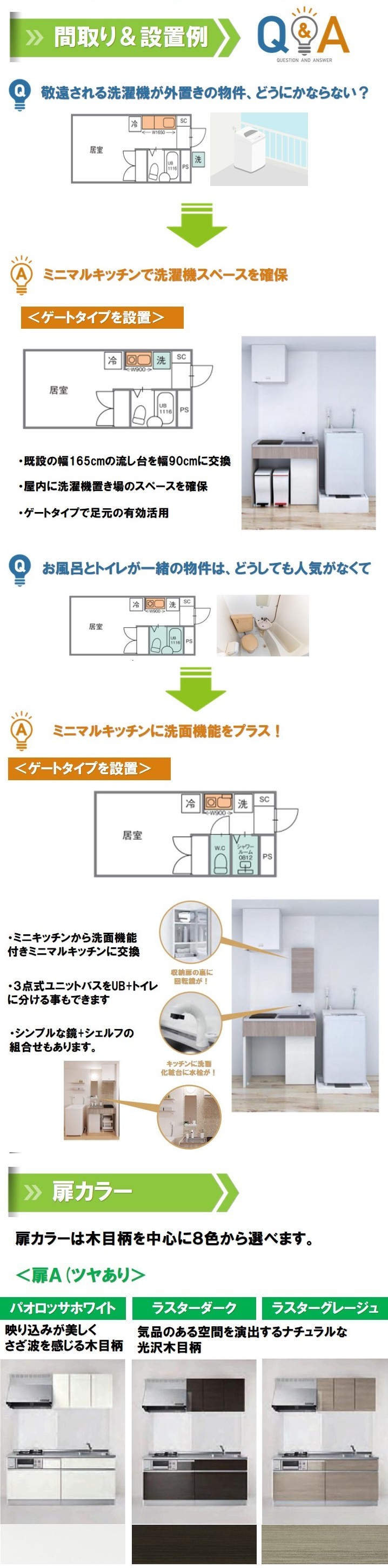 ミニマルキッチン間取り