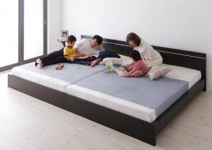ずっと使えるロングライフデザインベッド 国産ボンネルコイルマットレス付き ワイドK230(83489円)
