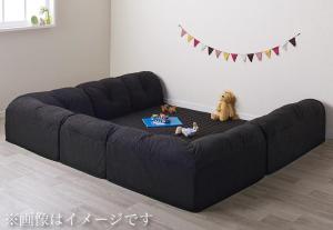 こたつと合わせるソファ こたつに合わせるフロアコーナーソファ コの字 マット部分サイズ 142×142cm 厚さ40mm