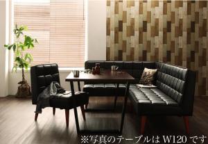 ブラウン×ピンク ヴィンテージスタイル・リビングダイニングセット 4人