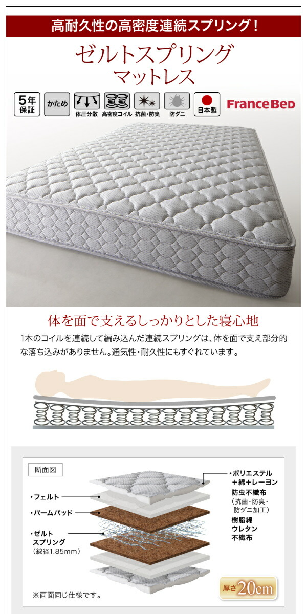 [即日発送] ベッド ベット 収納 収納付 収納ベッド 跳ね上げ 跳ね上げ式 跳ね上げベッド ガス圧 ガス圧式 日本製 国産 ベッドフレームのみ 横開 シングル 深さグランド 【1228744547】(44929円)