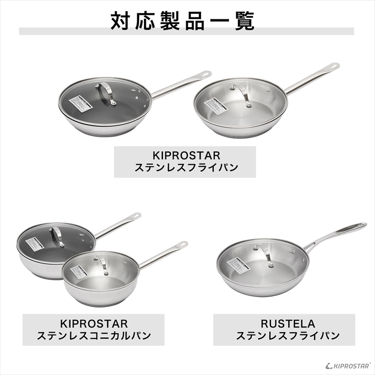 強化ガラス蓋 20cm KIPROSTAR(キプロスター)／RUSTELA(ラステラ