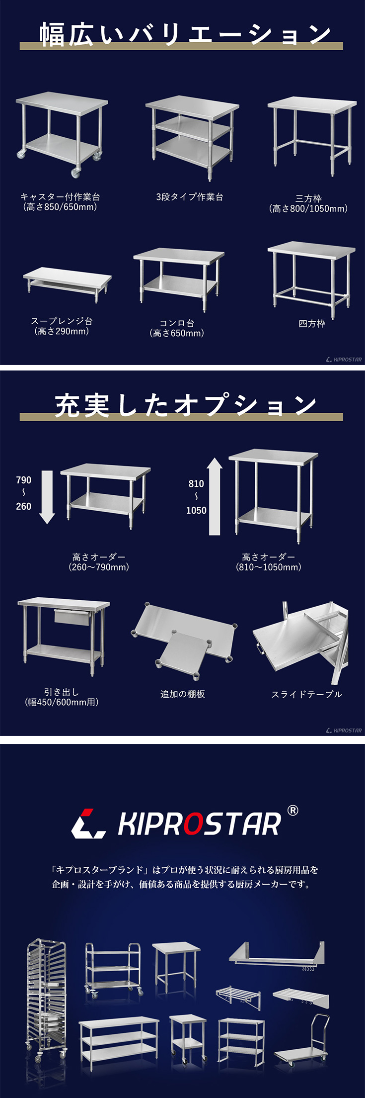 ステンレス作業台 業務用 調理台 1200×600×800 板厚1.2mmモデル 120 作業台ステンレス 作業台業務用 作業台厨房 作業台 :  nsd-12060 : 厨房用品 安吉 - 通販 - Yahoo!ショッピング