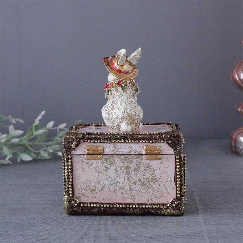 HARMONIER（ハルモニア） 置き物 うさぎ アンティーク調 インテリア